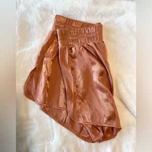 Victoria’s Secret Shiny Striped Sleep Shorts